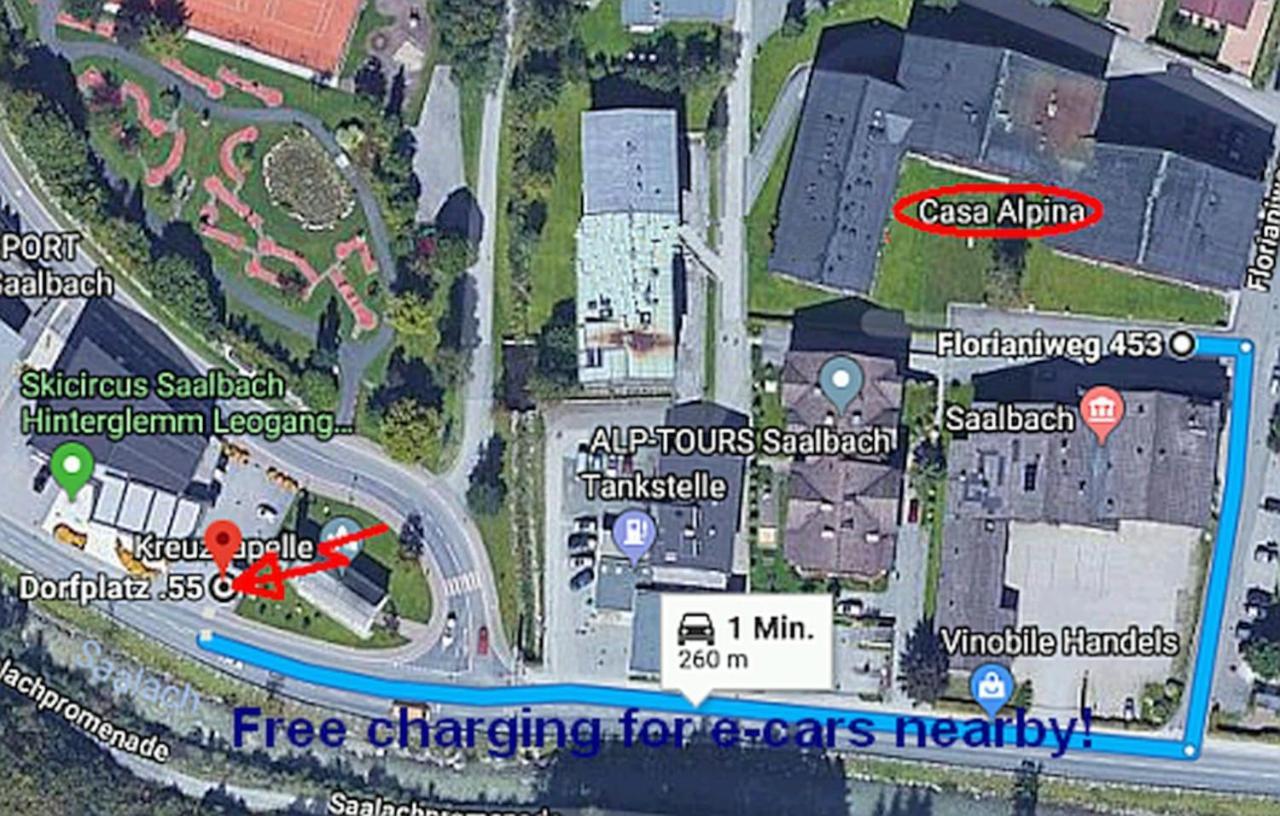 Ferienwohnung Loitfelder-Pang Saalbach-Hinterglemm Eksteriør billede